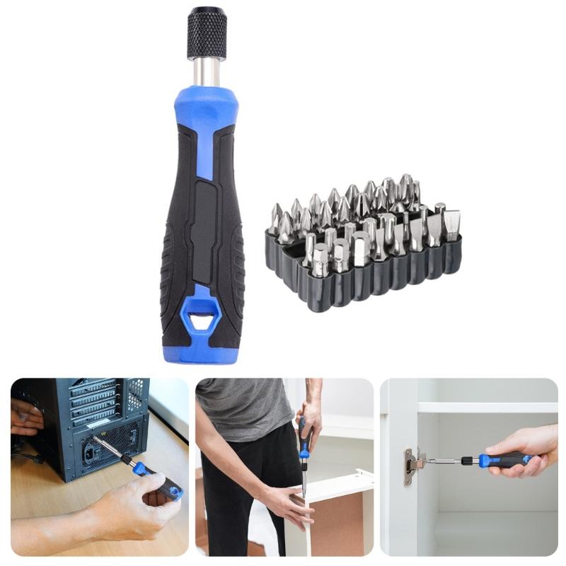 Screwdriver Bit Handle Multifunction Screwdriver Set Screwdriver Drill Wrench Tool Screwdriver Bit Set Maintenance