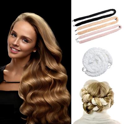 Fascia per capelli arricciacapelli fai-da-te Senza calore Riutilizzabile Effetto duraturo Rulli a nastro Sonno Pigro Onda Ex rullo morbido Rendere lo styling dei capelli donna riccia