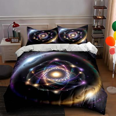 Glowing Atomic Galaxy. Bedding Duvet Cover Sets Duvet Covers Pillowcases Gifts (1 * Duvet Cover 2 * Pillowcases, Without Duvet Insert)