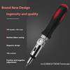 1/4 Inch Hex Multi-Function Magnetic Bit Ratchet Screwdriver with Variable 0-180 Degrees Angle Capability for Left And Right Tur