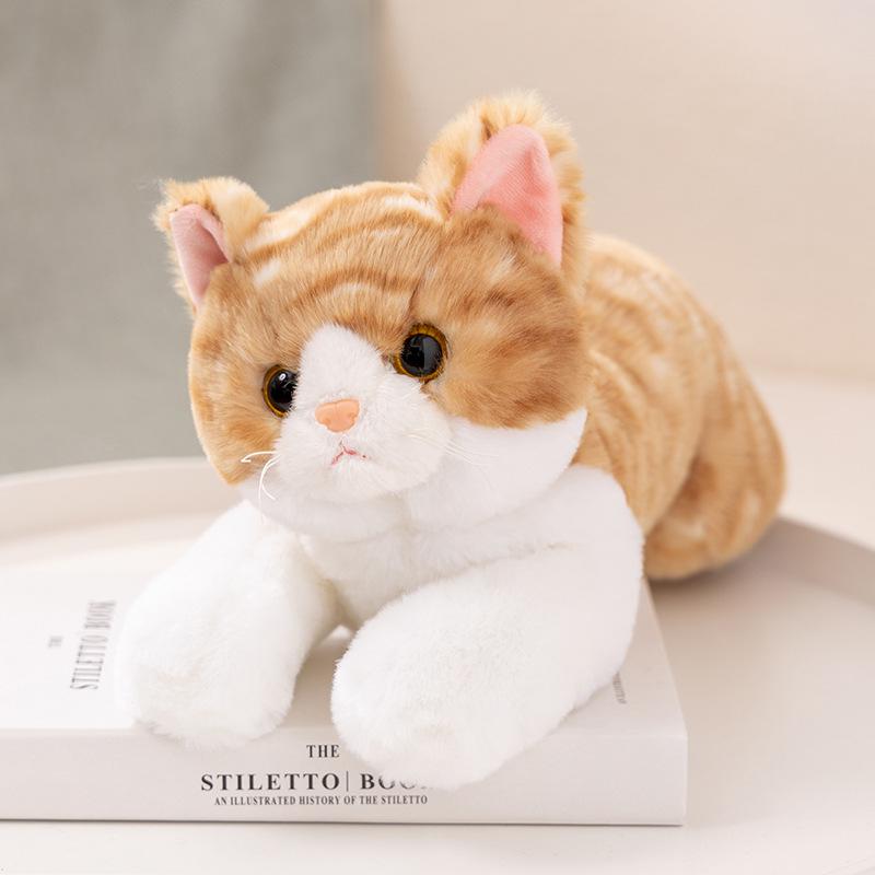 

Set Dudu Three-Piece Calico Kitten Plush Toy Collection 50 cm