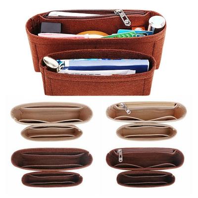 Felt Handbag Insert Bag Storage Bag Support Internal Bag Portable Organization Purse Liner for For LV Multi Pochette Accessoires