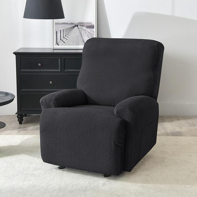 Delt kjæledyr hvilestol sofatrekk Elastisk Lazy Boy stol sofatrekk Stretch Spandex sofatrekk Lenestoltrekk Ensfarvet