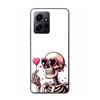 A Funny Skeleton Skull Phone Case For Redmi Note 14 15 Pro 5G 13 12 Pro Plus 11 11T 11E 11S 10 Pro 10S 9 9S Cover Cell Clear TPU