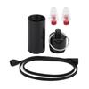 22x67mm Musician Ear Plug Red Noise Reduction Waterproof with Silica Gel Cord Storage Bottle