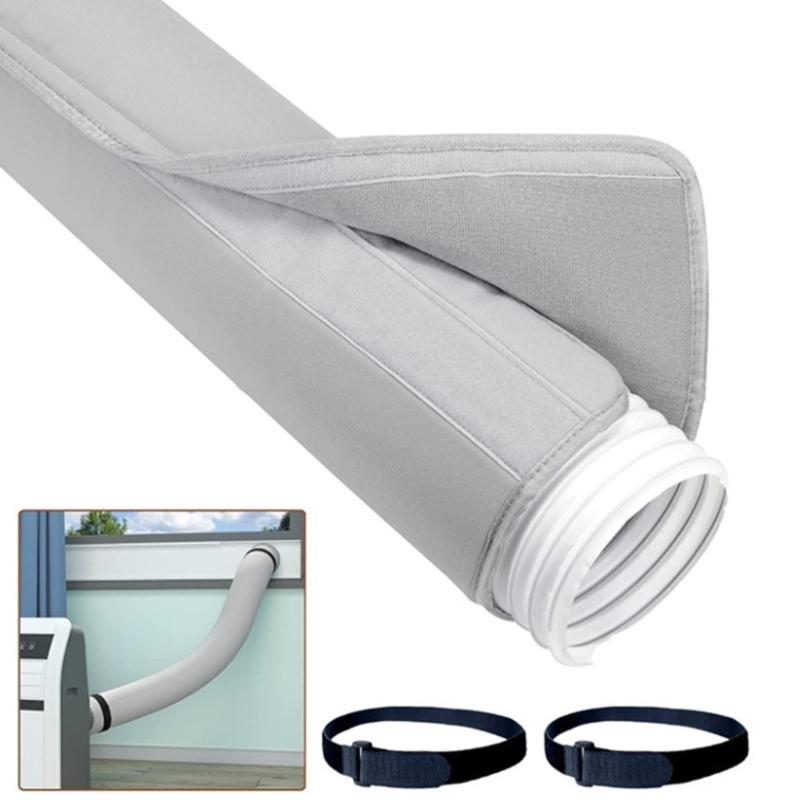 Air Conditioner Hose Cover Wrap Portable Hose Duct Vent Cover Insulation Sleeve for 5-5.9inch Diameter Exhaust Hose