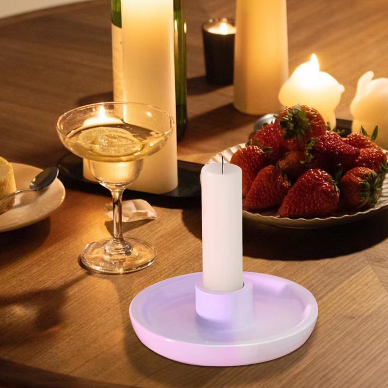 Resin Silicone Molds Candlestick Making Mold Easy Release Plaster Ornament Mold Handicraft Aromatherapy Decoration Crafting