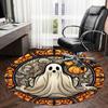 1pc Office Carpet Chair Mats Halloween Ghost Stained Glass Perfect for Decorating Office Chairs, Living Rooms, Or Bedrooms.YDT037