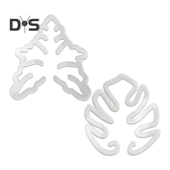 

2 шт. держатель для стебля растения многоразовый прозрачный держатель для стебля растения простая в применении поддержка растений для цветов трав овощей 1 Set