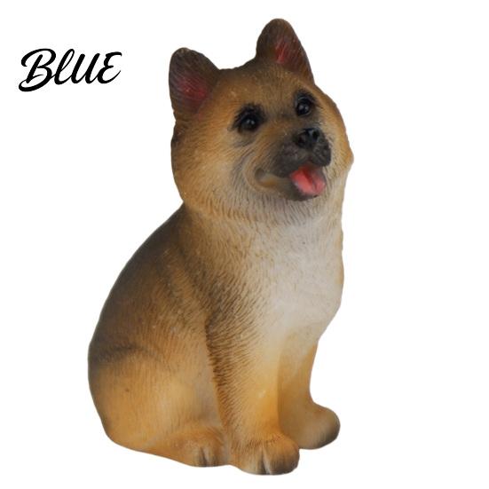 Charming Room Ornaments Cute Puppy Figurine Resin Ornament for Desk And Car Decor Interior Accessories Realistic Dog Figurines Miniature