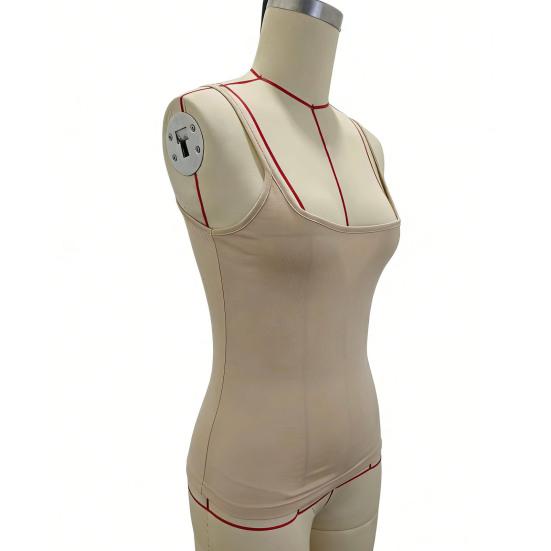Women Vest Sling Pure Color Slim Fit Spaghetti Straps Camisole Summer Versatile Layering Vest