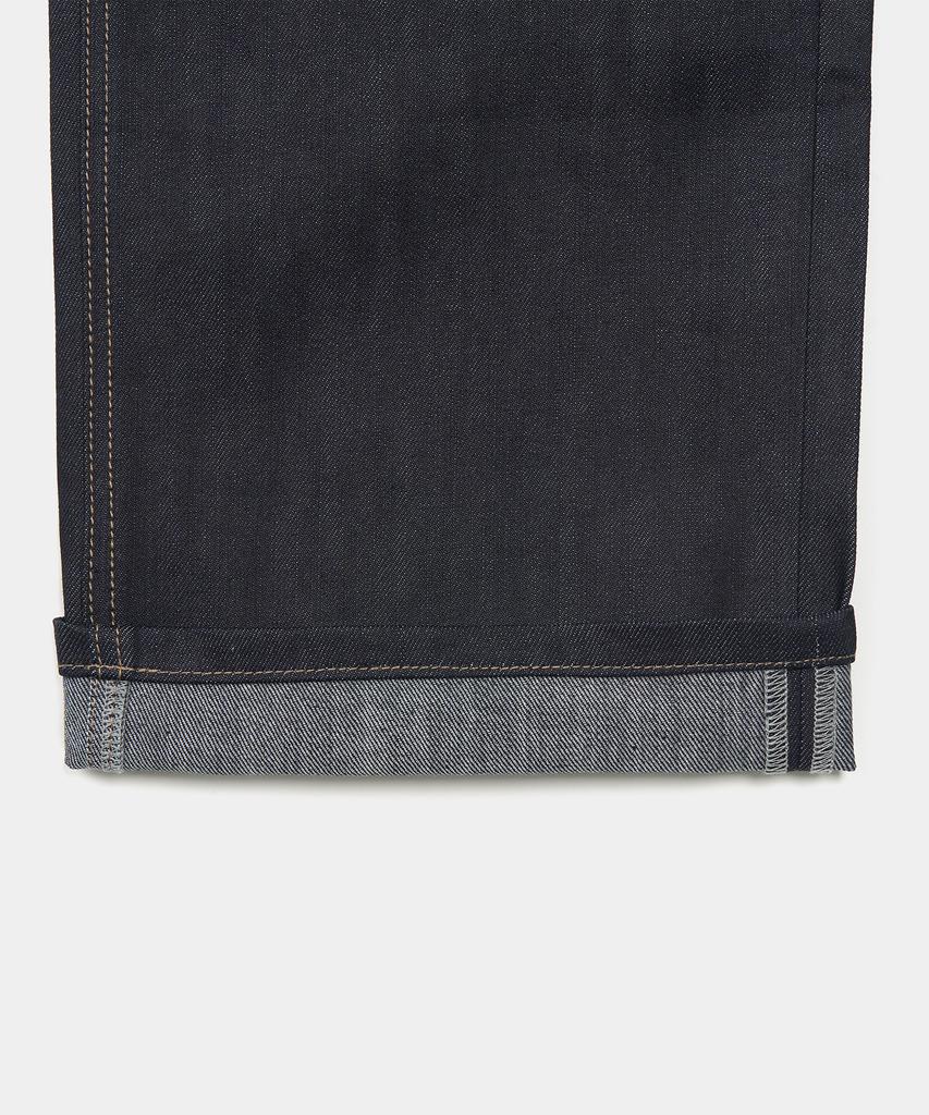 EXCONTAINER Semi-Wide Raw Denim Pants (Raw Indigo)