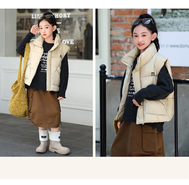 2025 Kids' Thick Cotton Vest: Warm Korean-Style Gilet for Fall & Winter