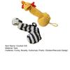 Yousheng Handmade Crochet Peter Heater Gag Gift for Men Funny Novelty Chicken/Raccoon Design Warmer Humorous Prank Gifts for Adults Husbands