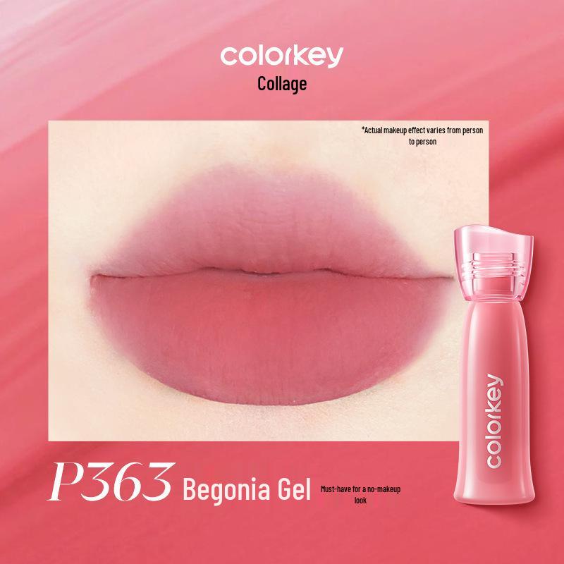 Colorkey Qixi Collection: Water Mist Lip Glaze - Non-Stick, Long-Lasting Lip Color for Women.