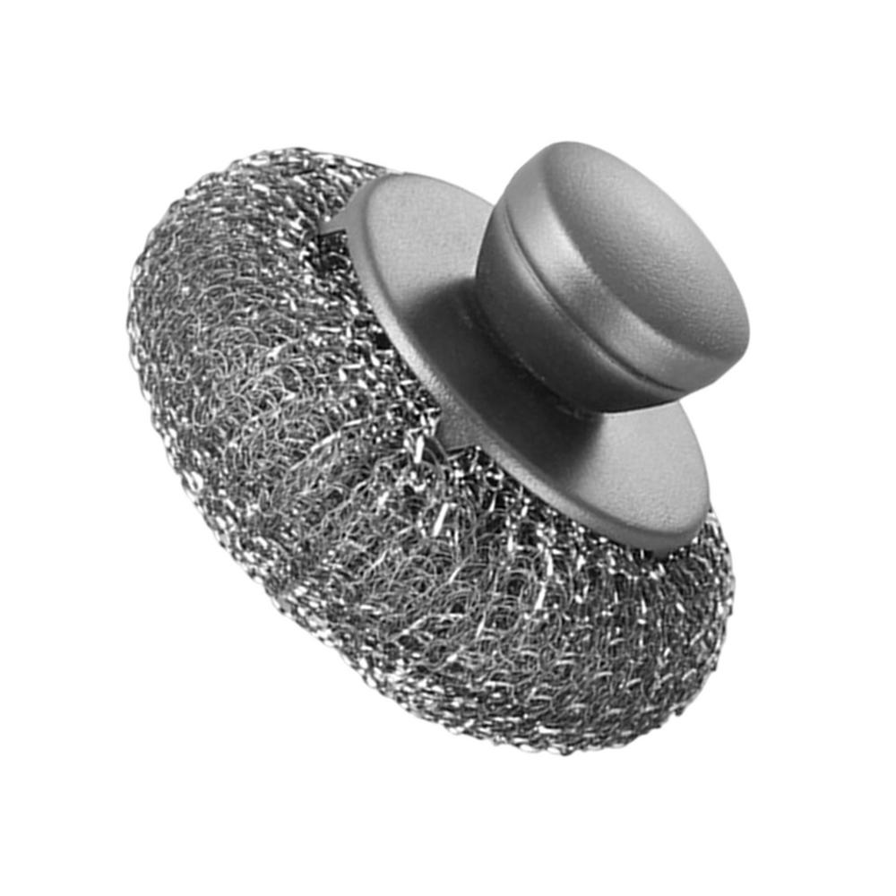 

Щетка из нержавеющей стали для чистки посуды из нержавеющей стали Щетка из нержавеющей стали для чугунных кастрюль и барбекю серый