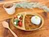 Kano Earth Tone Antibacterial Oval Lunch Plate 24.5 X 17.5 Cm Wood Grain 4-Piece Set 17022