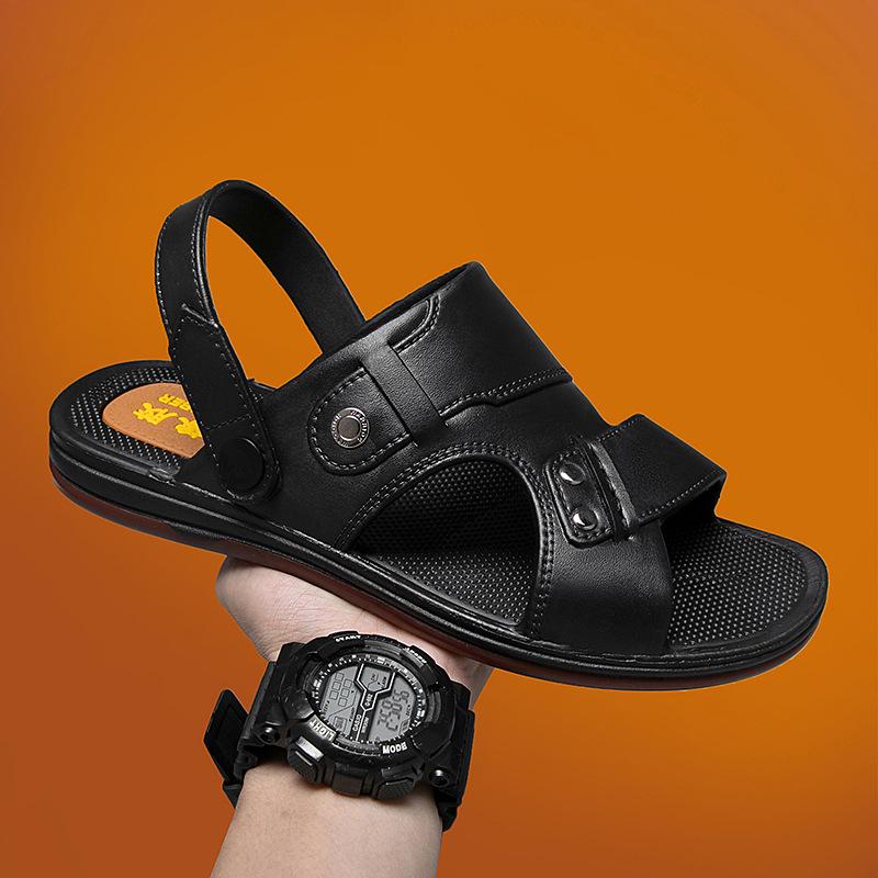 Men's Summer Comfort Waterproof Non-Slip Dual-Use Sandals with Thick Sole
