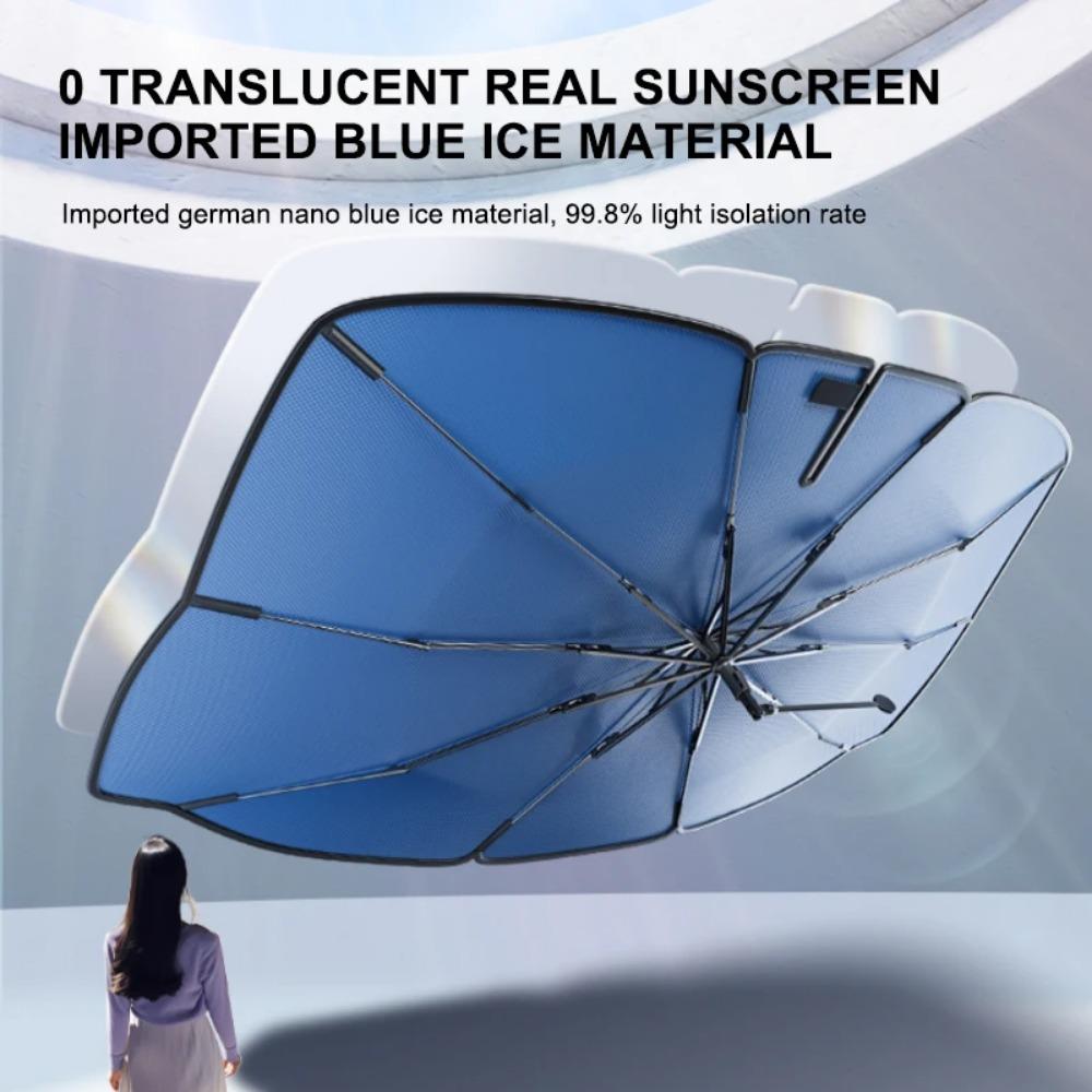 Car Sunshade Umbrella Car Sun Shade UV Protector Parasol Summer Auto Front Windshield Protection for Car Accessories