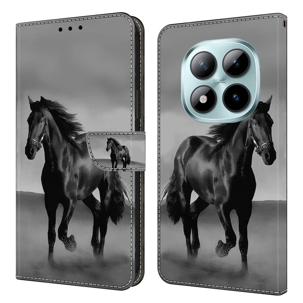 Wallet Case For Xiaomi Poco M8 5G/Redmi Note 15 5G (Global)/15 4G (Global) Magnetic Clasp 3D Pattern Leather Phone Cover