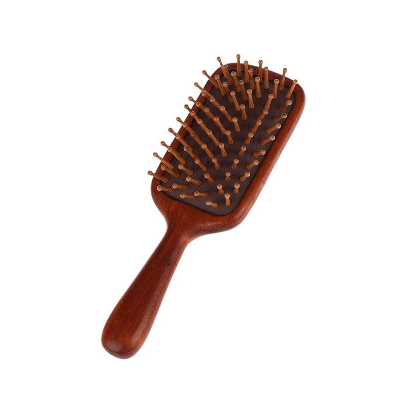 Large Square Airbag Massage Comb Portable Hairdressing Sandalwood Air Cushion Comb Professional Salon Hairdressing Comb