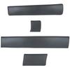 Set ornamente bandou lateral uși stânga și caroserie 4 buc Gri pentru Renault Trafic II Long 2001-2013 (cu Clipuri)