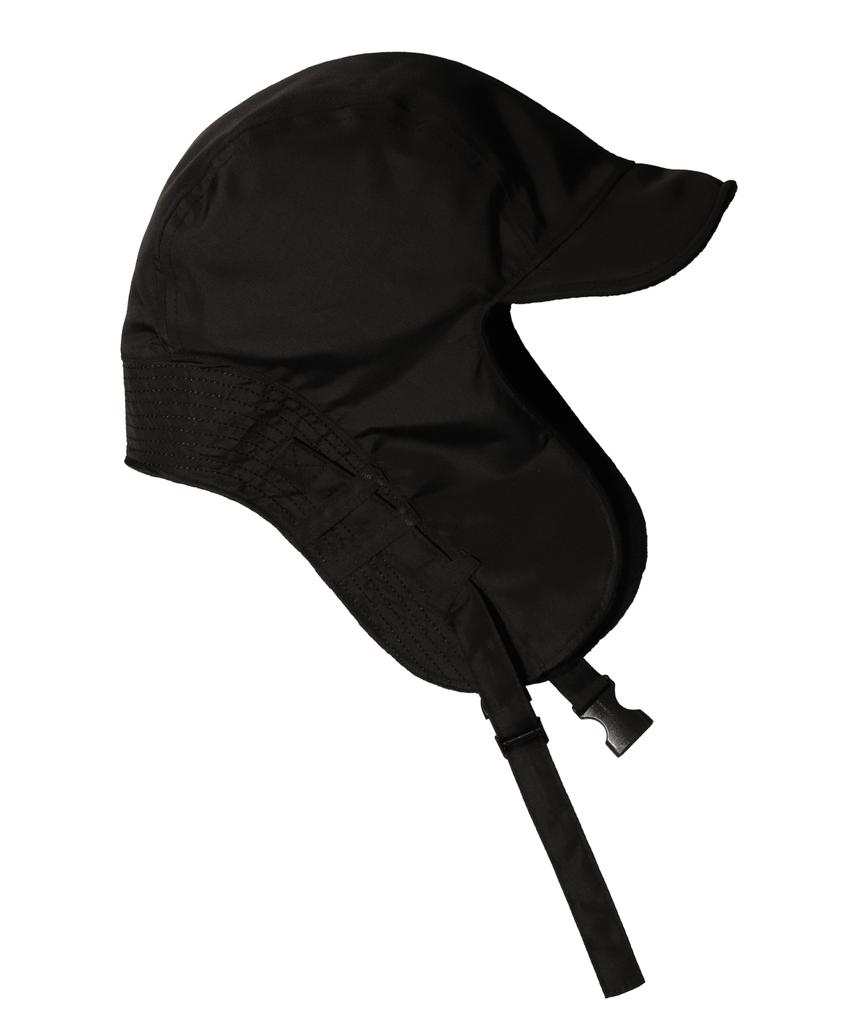 Seullipiseullib N.25 F/W Reversible Satin Black Trooper Hat