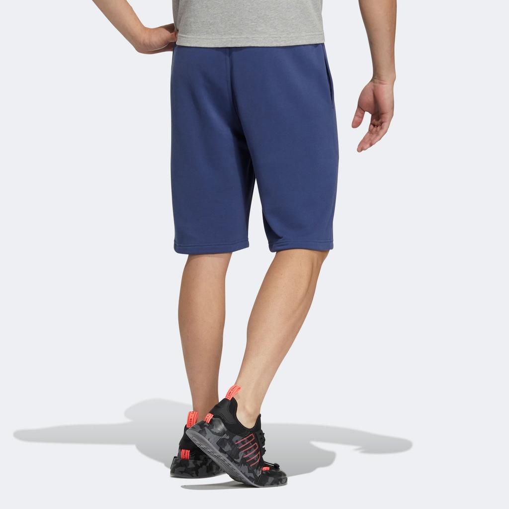 Adidas Originals Trefoil Solid Letter Print Casual Shorts Men Bottoms Tech-Indigo H49563