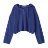GGPX New York Summer Boucle Hooded Knit  Gq3kp015f 