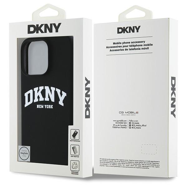 Dkny Dkhmp16Xsnyach Iphone 16 Pro Max6.9 Czarny/Black Hardcase Silicone White Printed Logo Magsafe