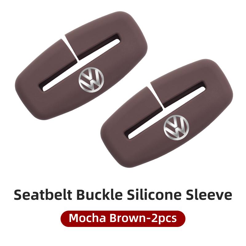 Car Seatbelt Buckle Cover Silicone Anti-scratch Protector Safety Belt Buckle Guard For VW Scirocco Jetta Beetle Golf Polo Touran 46YHS