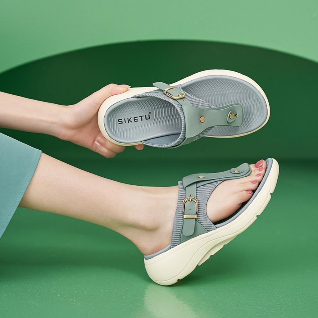 Thick Soled Sandals Slippers For Woman Light Antiskid Comfortable Casual Sports Herringbone Slipper Sandalias Bonitas Para Mujer