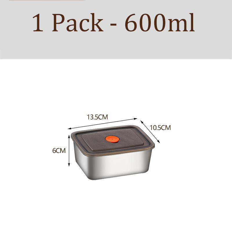 

Stainless Steel Food Storage Containers with Airtight Lids, Large Produce Containers for Fridge Keep Fruits, Vegetables, Berry, Meat Fresh longer 1 Pack
