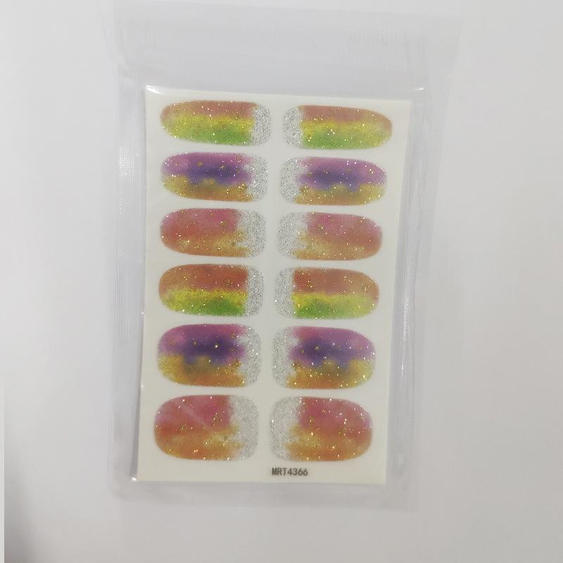 Gradient Manicure Stickers, Nail Stickers, Full Fake Nails, New Manicure Stickers, Nail Stickers