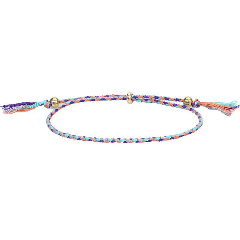 Bracelet Multicolor Bohemia Woven Wrap Friendship Bracelets Handmade Braided Friendship Bracelet Adjustable Colorful