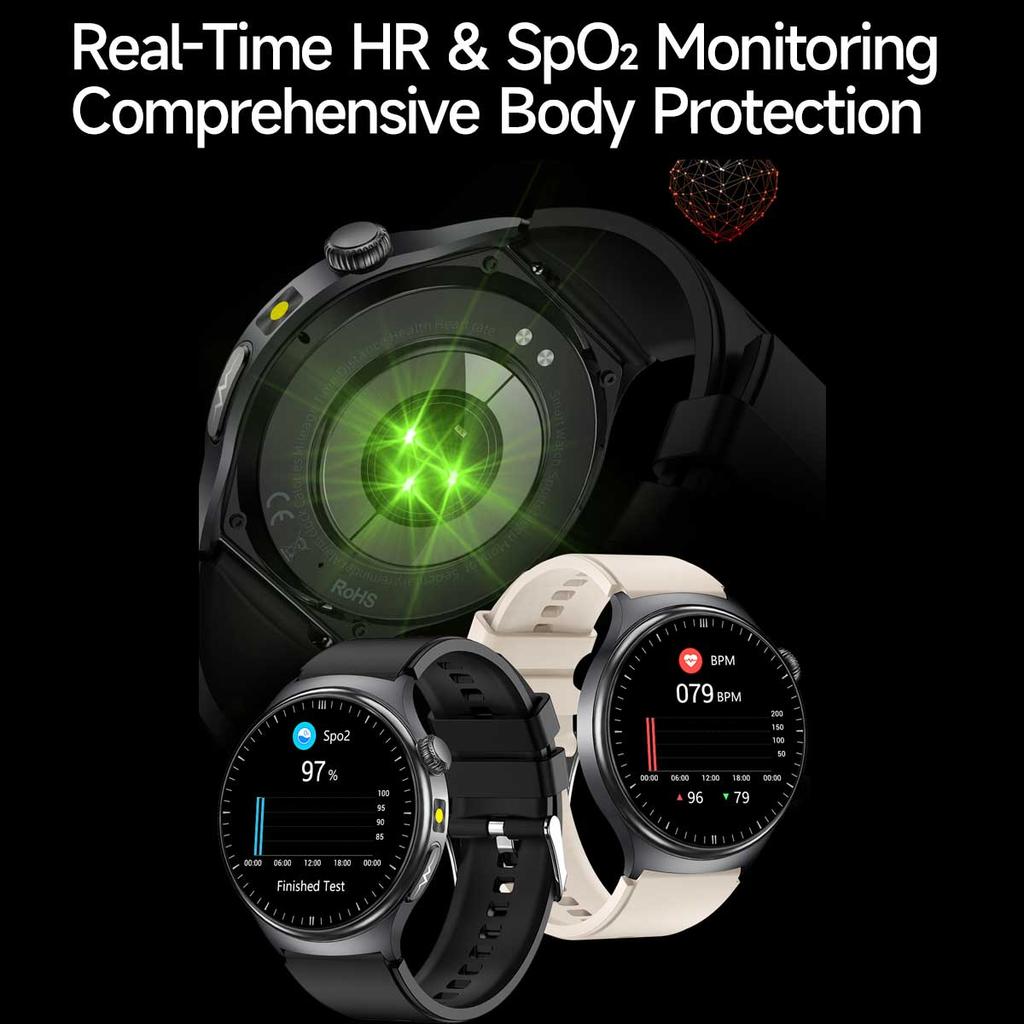Men Smart Watch AMOLED ECG Health Monitoring Outdoors Flashlight Bluetooth Calling Sports Fitness Tracker TK27 Smartwatch