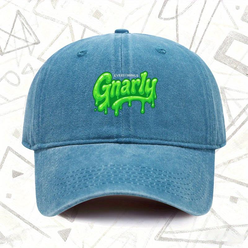 A Vintage Washed Hat Featuring Gnarly a Solid Baseball Cap Suitable for Both Men And Women Perfect for All Seasons And an Id