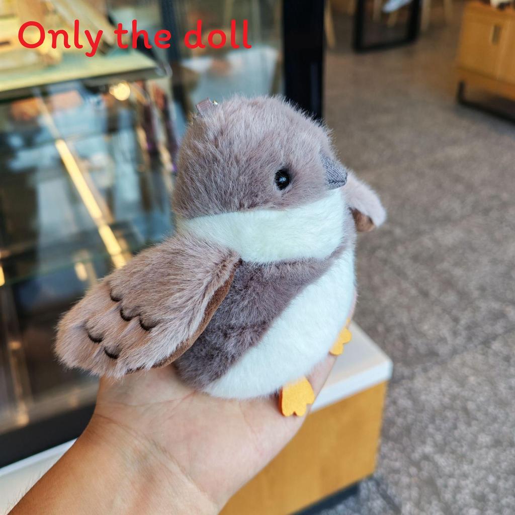 Parrot Cute Cartoon Kiwi Bird Sparro Swallow Bird Plush Toy Pendant For Kid Gift