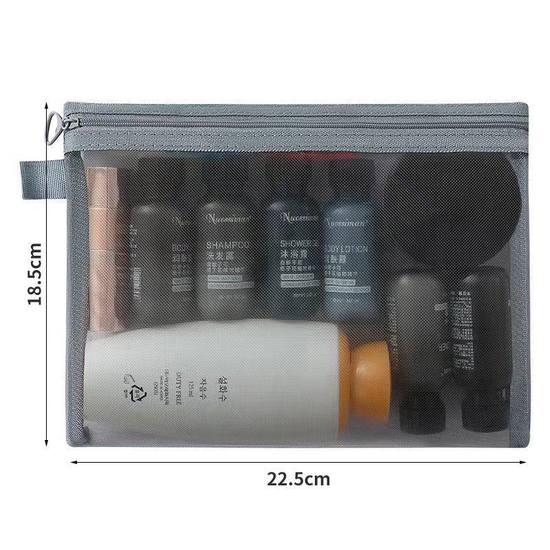 High-Capacity Women's Travel Cosmetic Bag: Stylish and Portable Toiletries Organizer