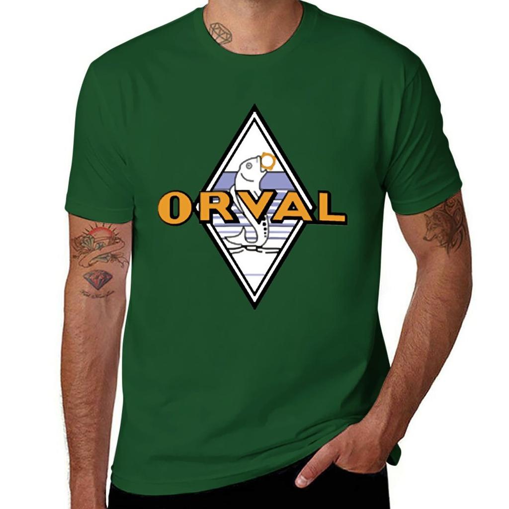 New Orval logo TShirt tees heavyweight t shirts cute clothes men clothing