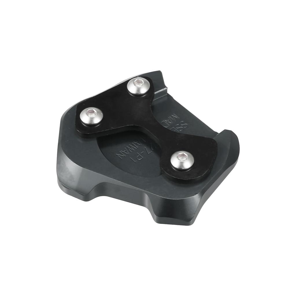 X AUTOHAUX Honda CB200X 2021-2022 1 Set Motorcycle Kickstand Side Stand Plate Pad Aluminum Alloy Titanium Color