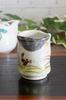 Waza No Kura Stylish Kutani Ware Teacup with Winged Rabbit Design, Ceramic, Brand Name, Japanese Tableware, Made In Japan, Perfect As a Birthday Gift,