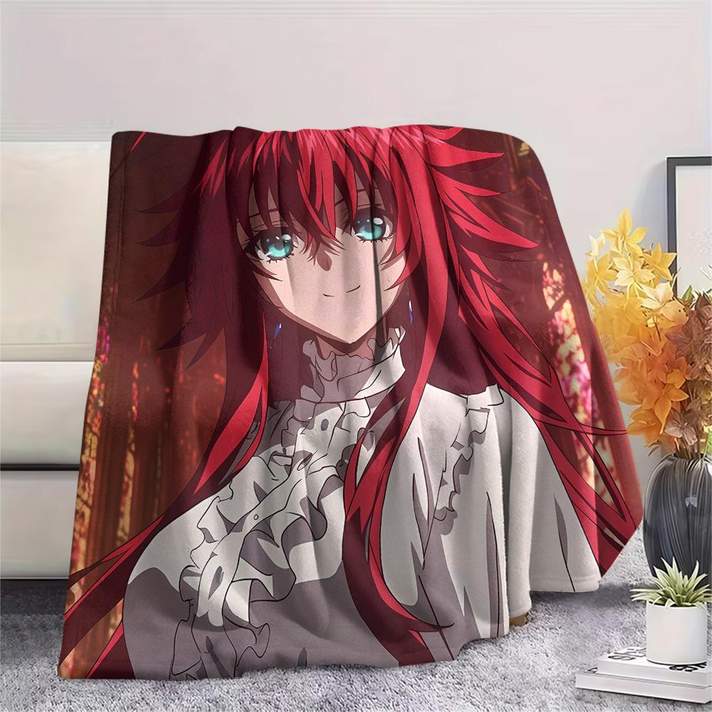 Gremory Print Flannel Blanket, High Quality Comfortable for All Seasons, Home Decor, Warmth and Comfort