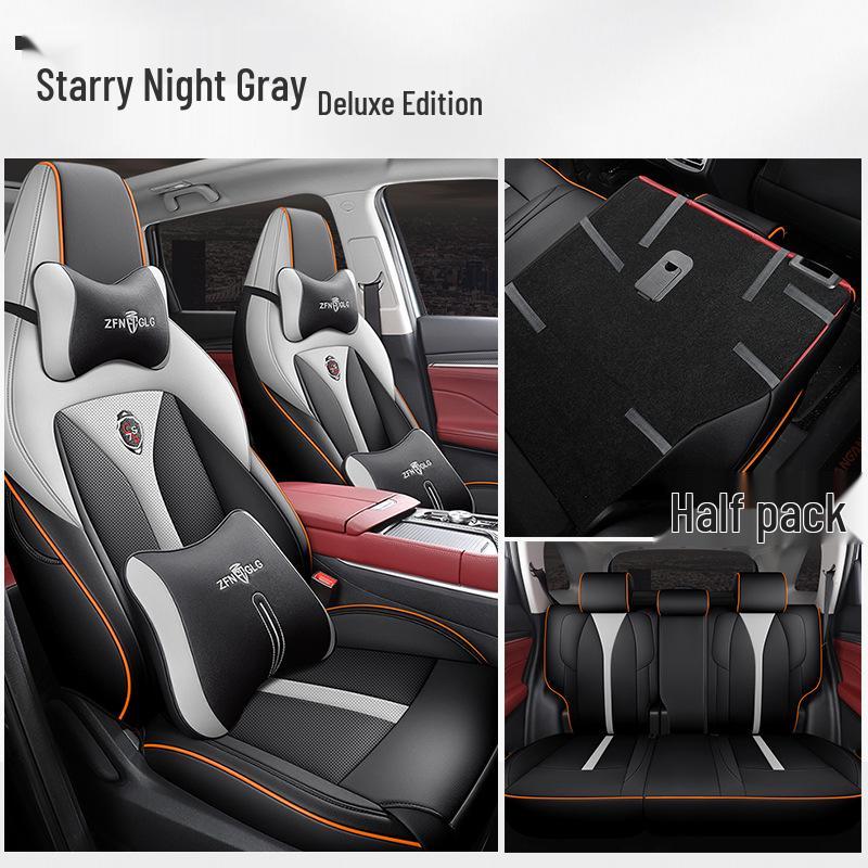 ZFL Leather Sports Seat Cushion for Changan CS75PLUS - All-Season Car Seat Cover