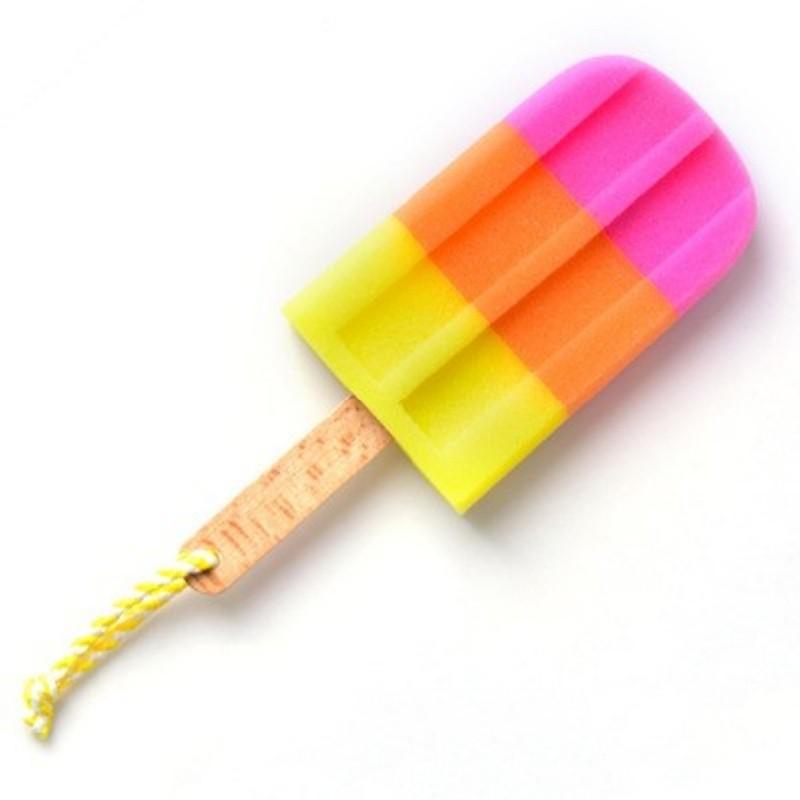 Creative Ice Cream Sponge Bath Brush For Kids With Gentle Cleaning Fun