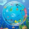 Water Play Mat for Cats Cooling Mat for Cats Dogs Lounger Bed Water Bed Sofa for Indoor Use