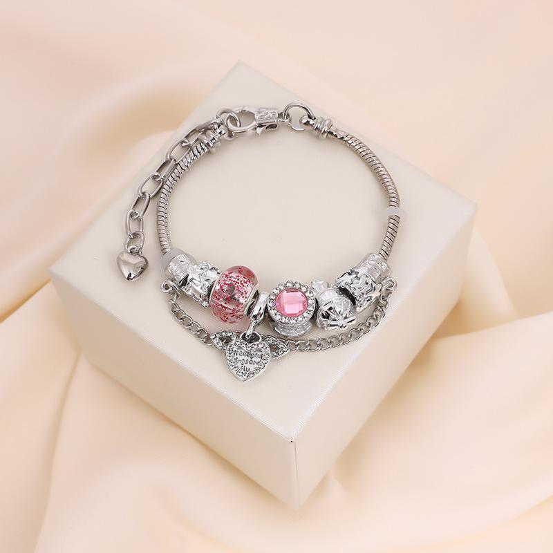 Panjia Ängelvinge DIY Avtagbart Armband – Justerbart Armband i Ins-stil