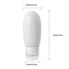 Fashion Silicone Small Travel Shampoo Bottle Set, Makeup Shampoo, Shower Gel, Facial Cleanser, Hand Cream, Skincare Products