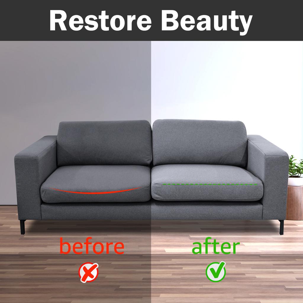 3Pcs Couch Cushion Support High Density Sponge Under Cushion Sag Repair Pad Comfortable Sofa Cushion Support Furniture Accessory