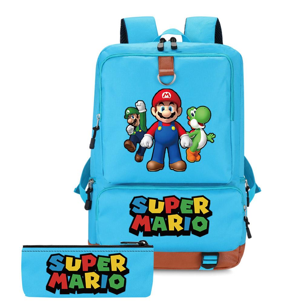 Cartoon Backpack, Primary And Secondary School Schoolbag, Backpack, Pencil Case, Two-Piece Set, Computer Bag.